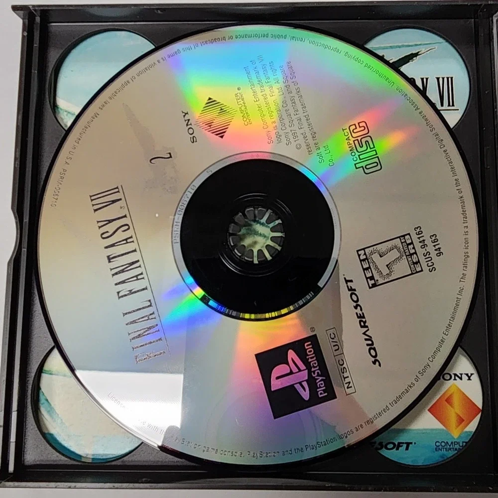 SONY PlayStation PS1 RPG Final Fantasy VII 7 (GREATEST HITS VERSION & COMPLETE)